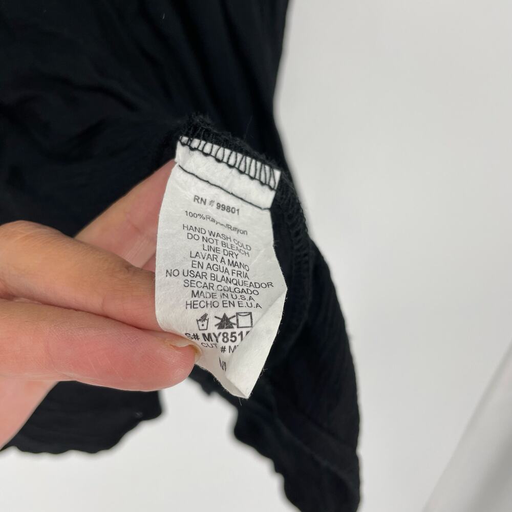 On The Road Tunic Black Top Size Medium/Large - Picture 5 of 6